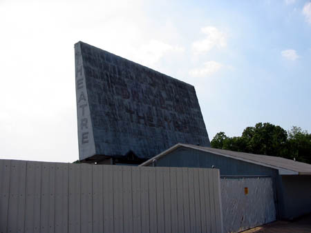 131 Drive-In Theatre - Screen - Photo From Water Winter Wonderland